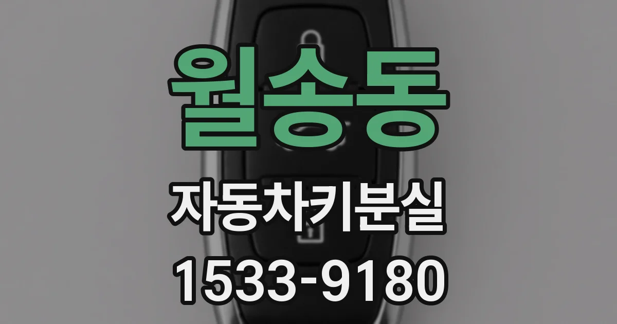 월송동 자동차키분실