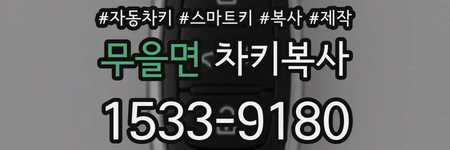 무을면 차키복사