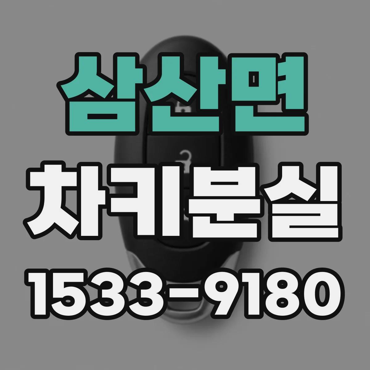삼산면 차키분실