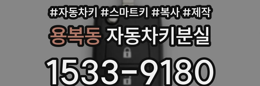 용복동 자동차키분실
