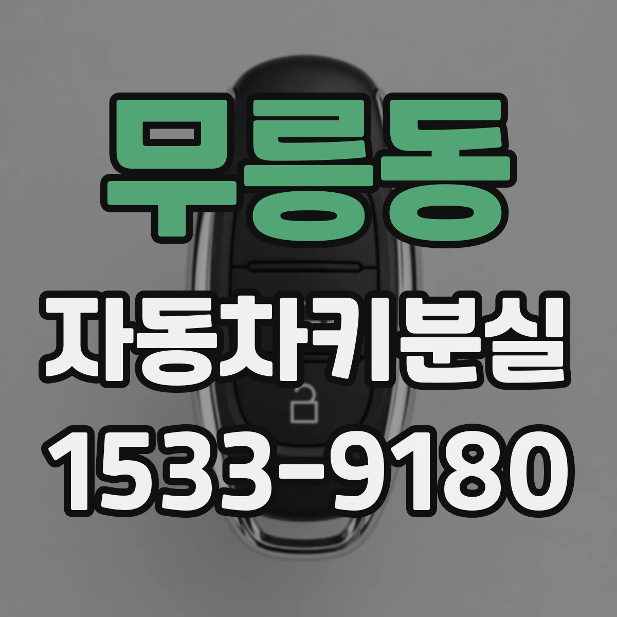 무릉동 자동차키분실