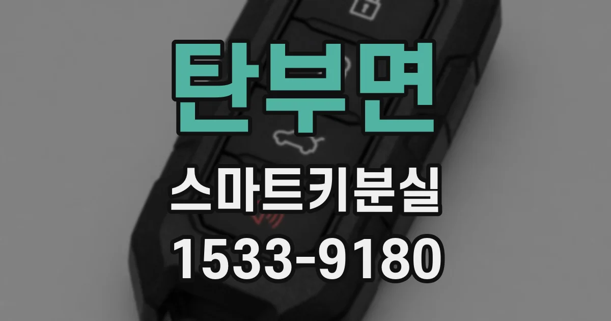 탄부면 스마트키분실