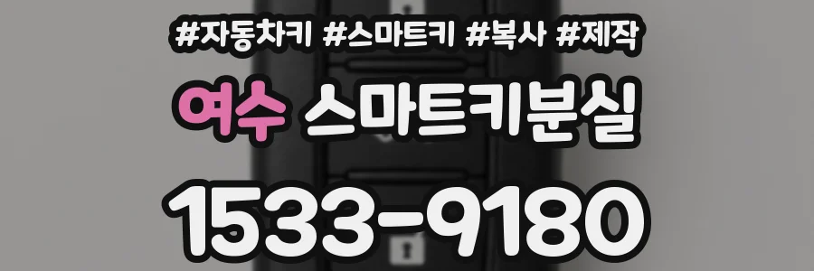 여수 스마트키분실