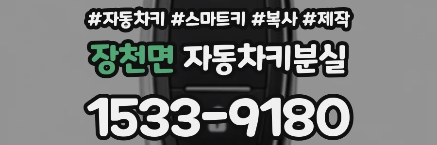 장천면 자동차키분실