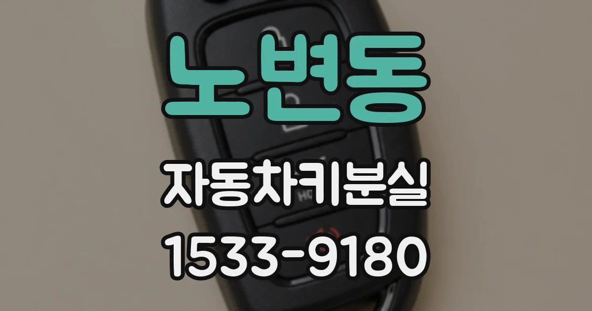 노변동 자동차키분실