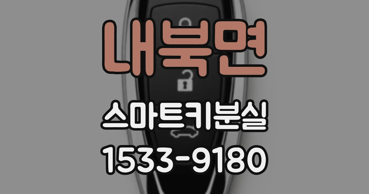 내북면 스마트키분실