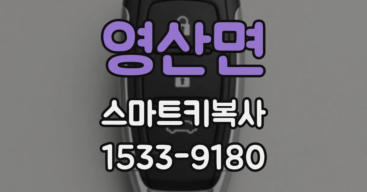 영산면 스마트키복사