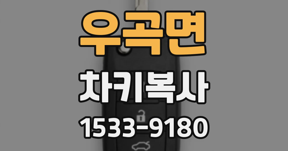 우곡면 차키복사