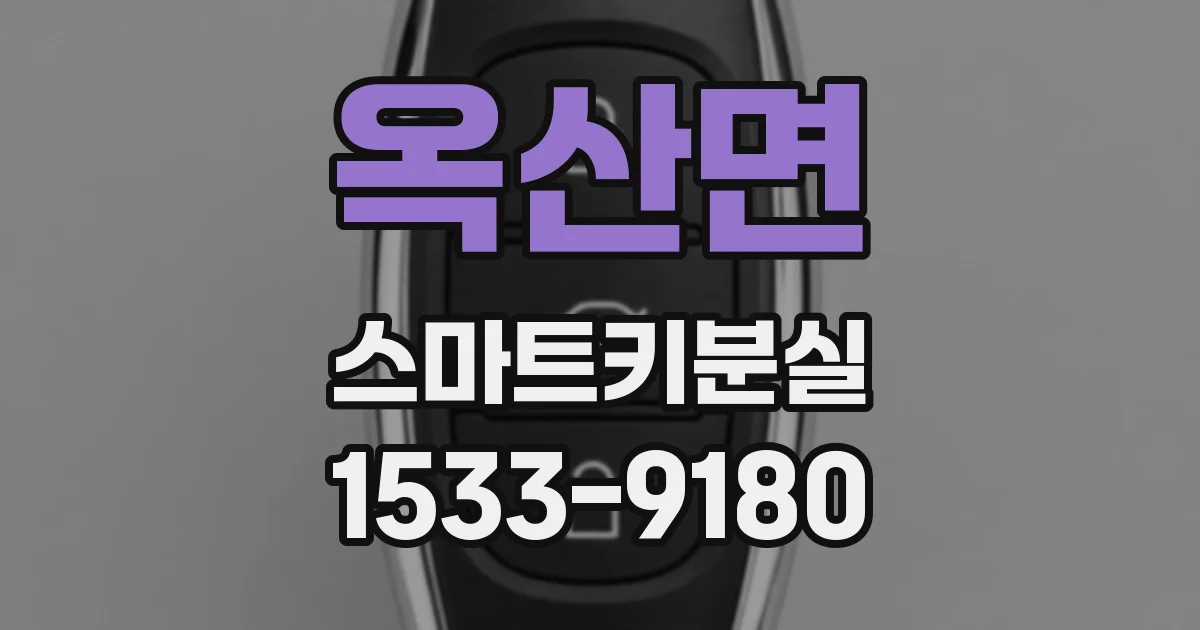 옥산면 스마트키분실