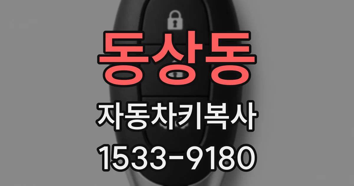 동상동 자동차키복사