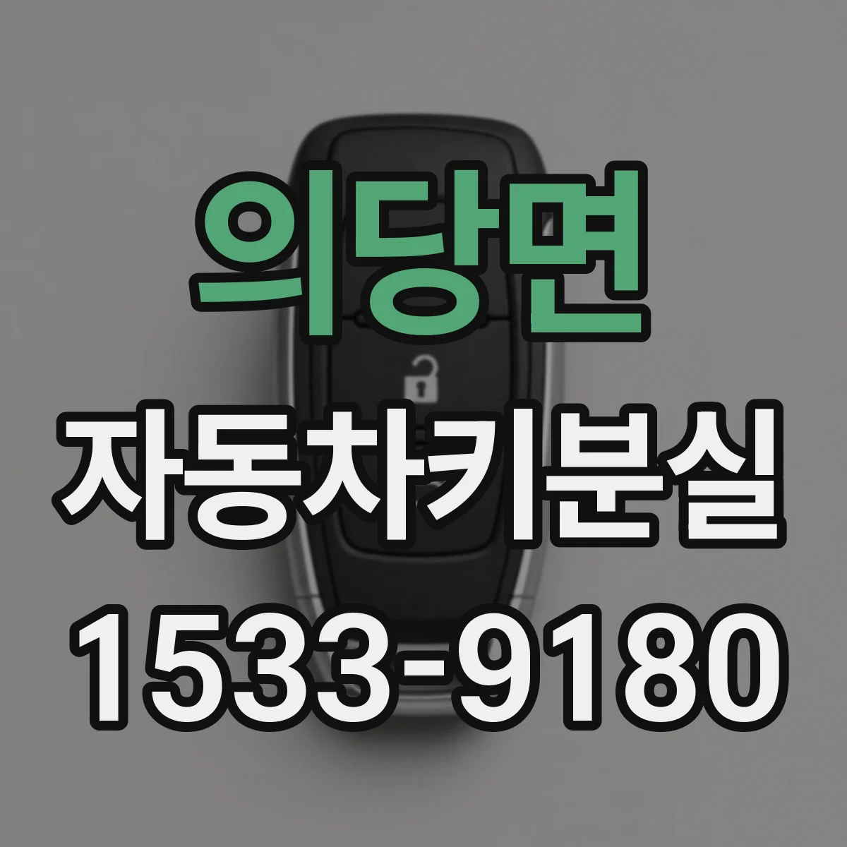 의당면 자동차키분실