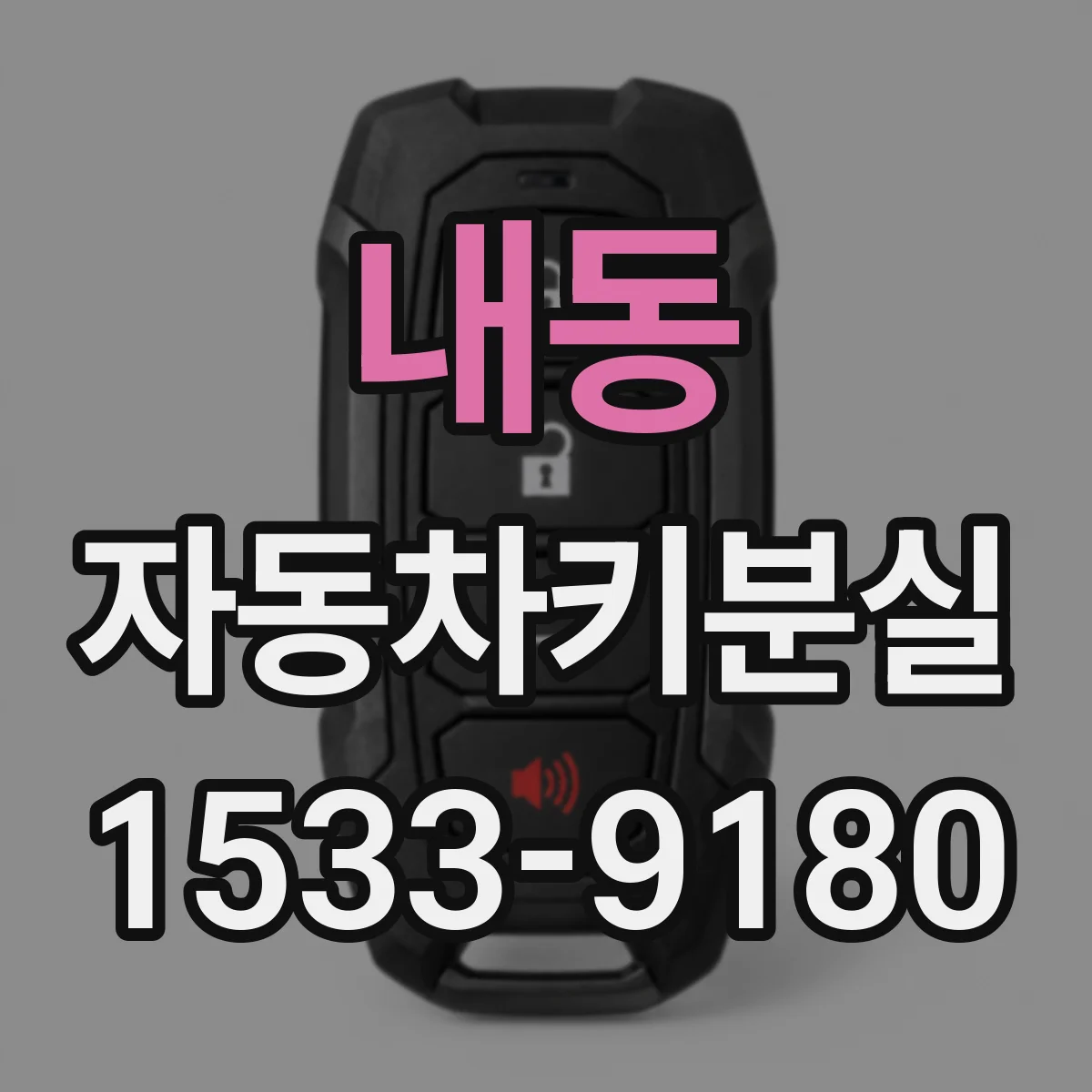 내동 자동차키분실