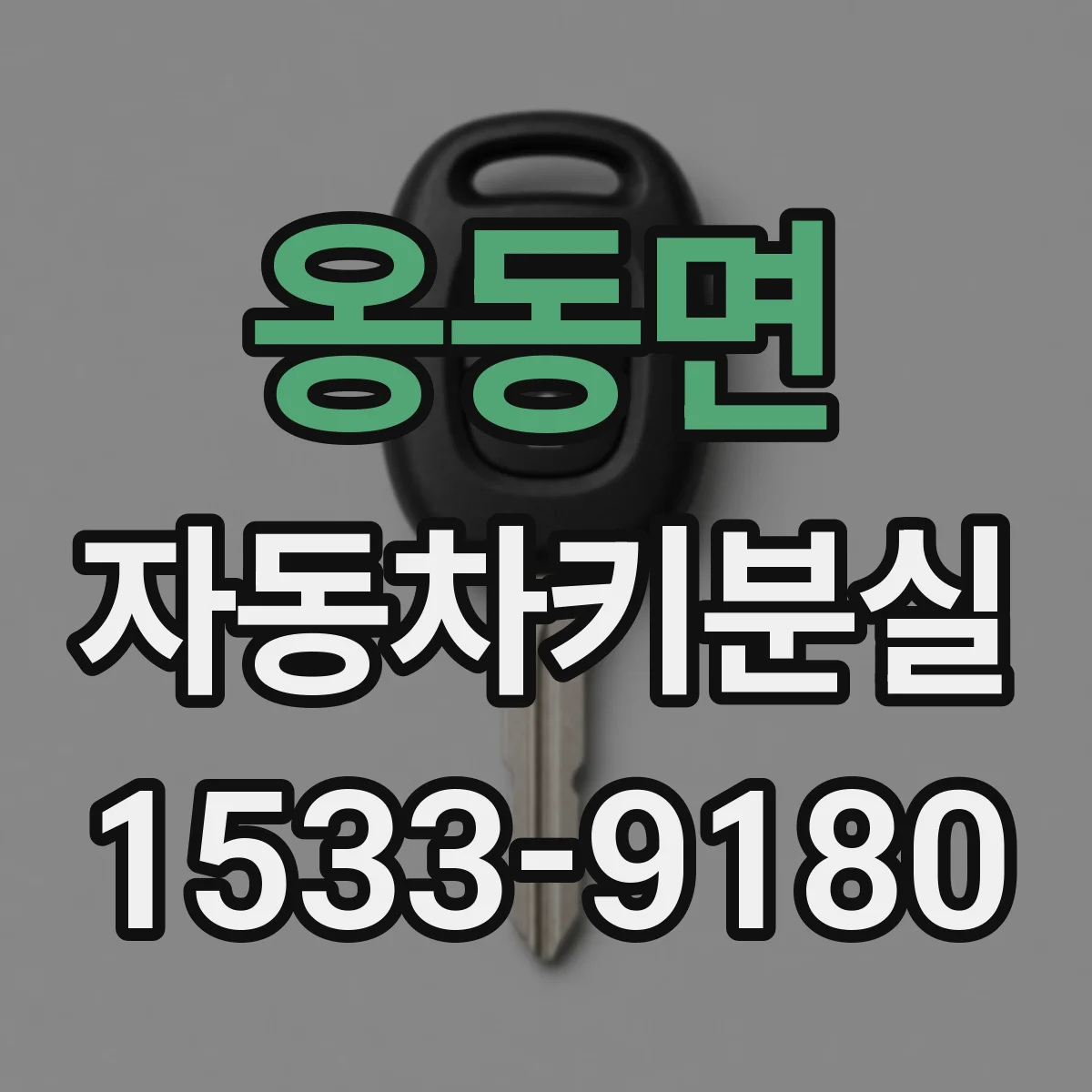 옹동면 자동차키분실