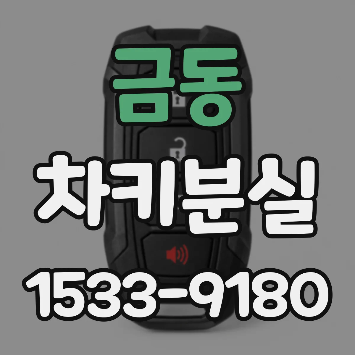 금동 차키분실