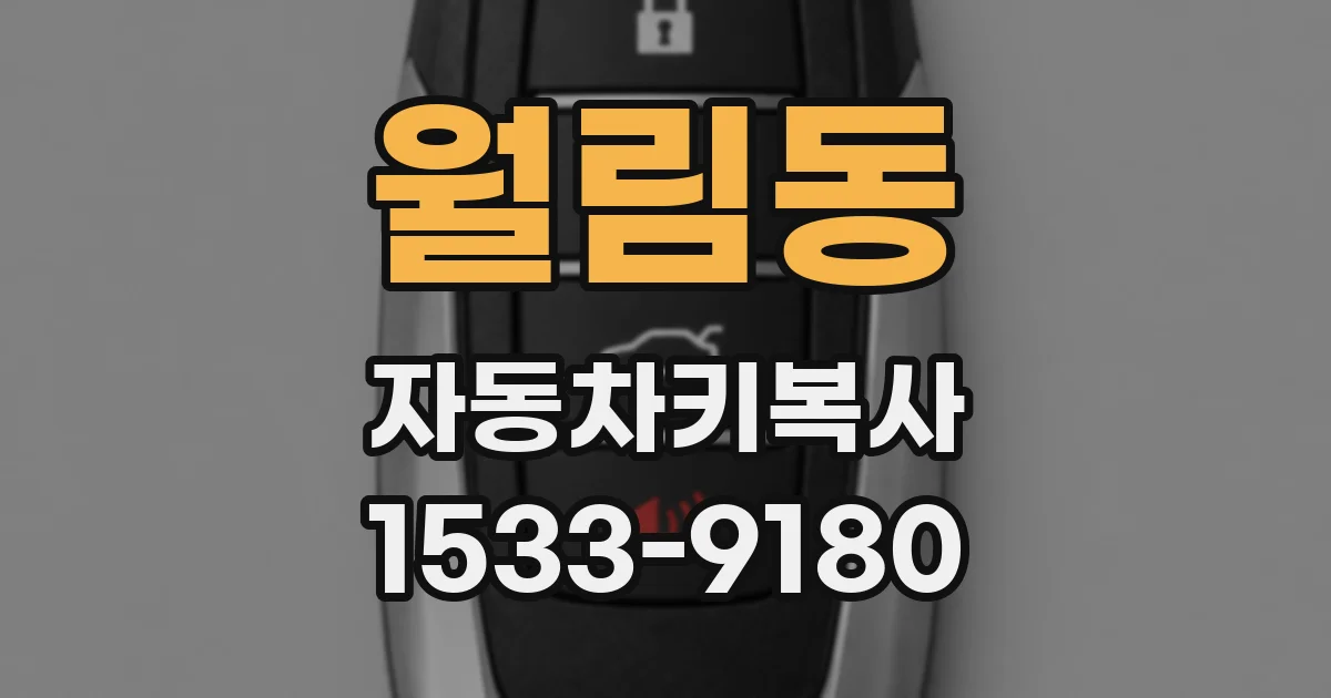 월림동 자동차키복사