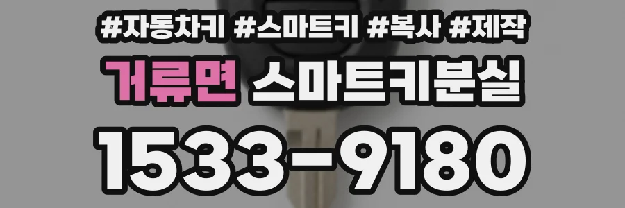 거류면 스마트키분실