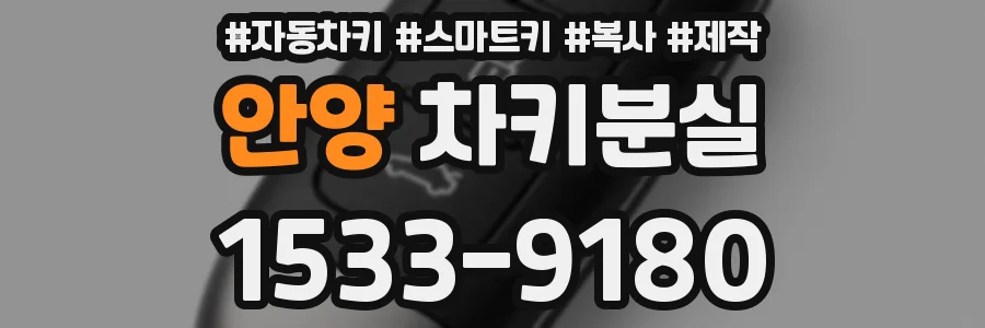 안양 차키분실