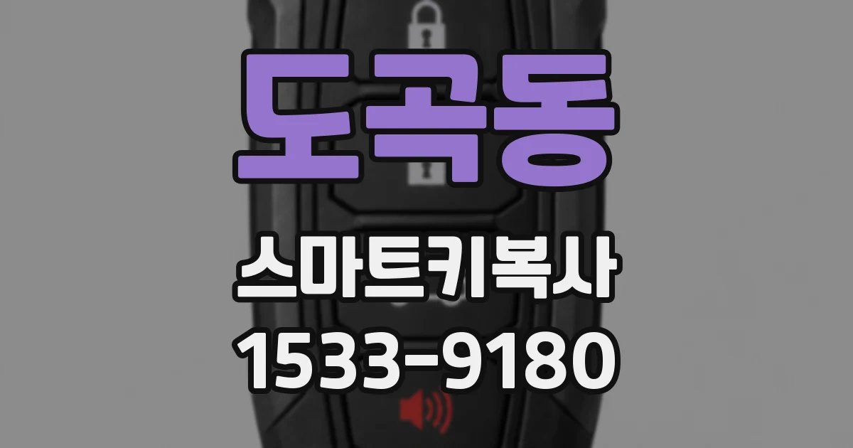 도곡동 스마트키복사