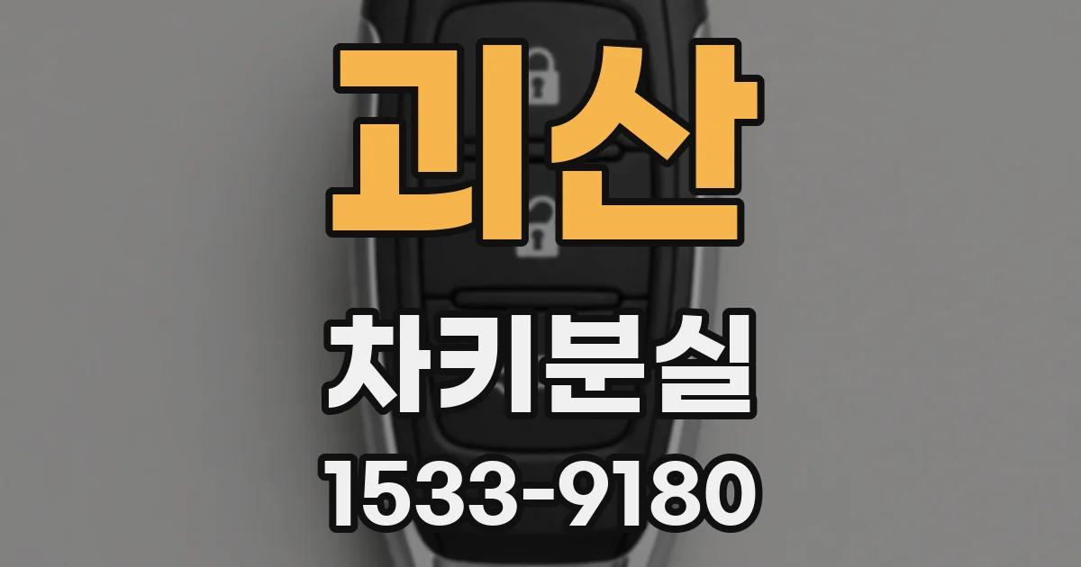 괴산 차키분실