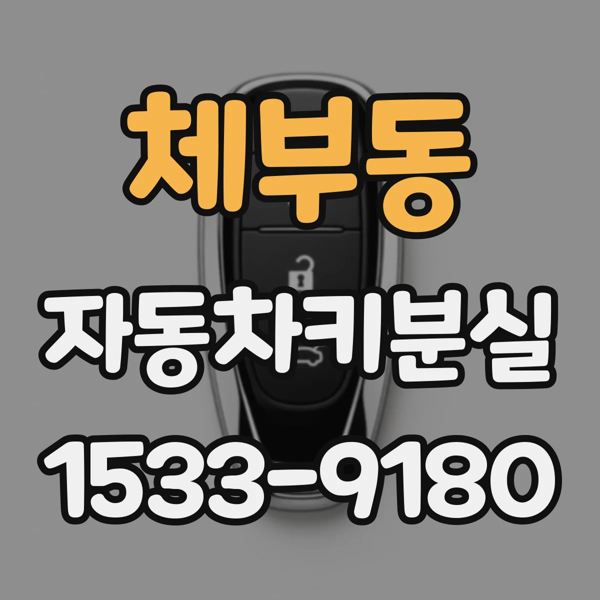 체부동 자동차키분실