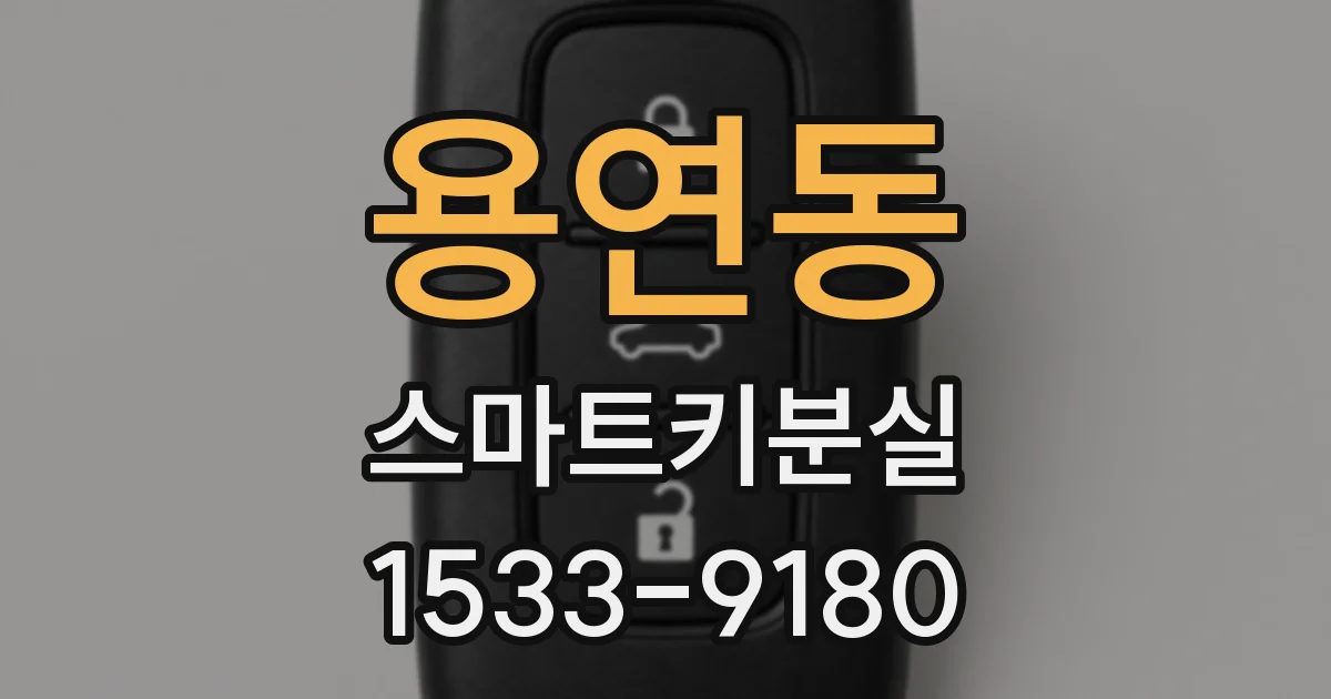 용연동 스마트키분실
