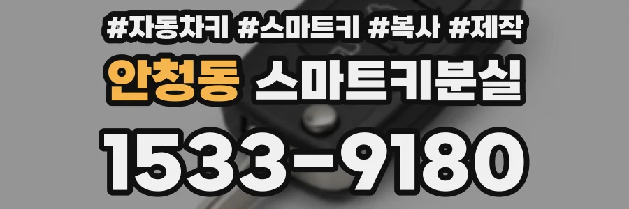안청동 스마트키분실