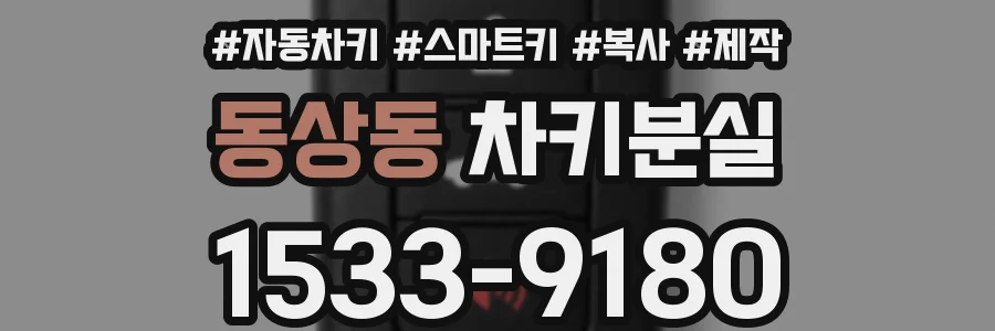동상동 차키분실