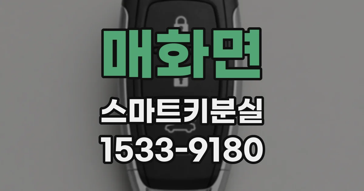매화면 스마트키분실