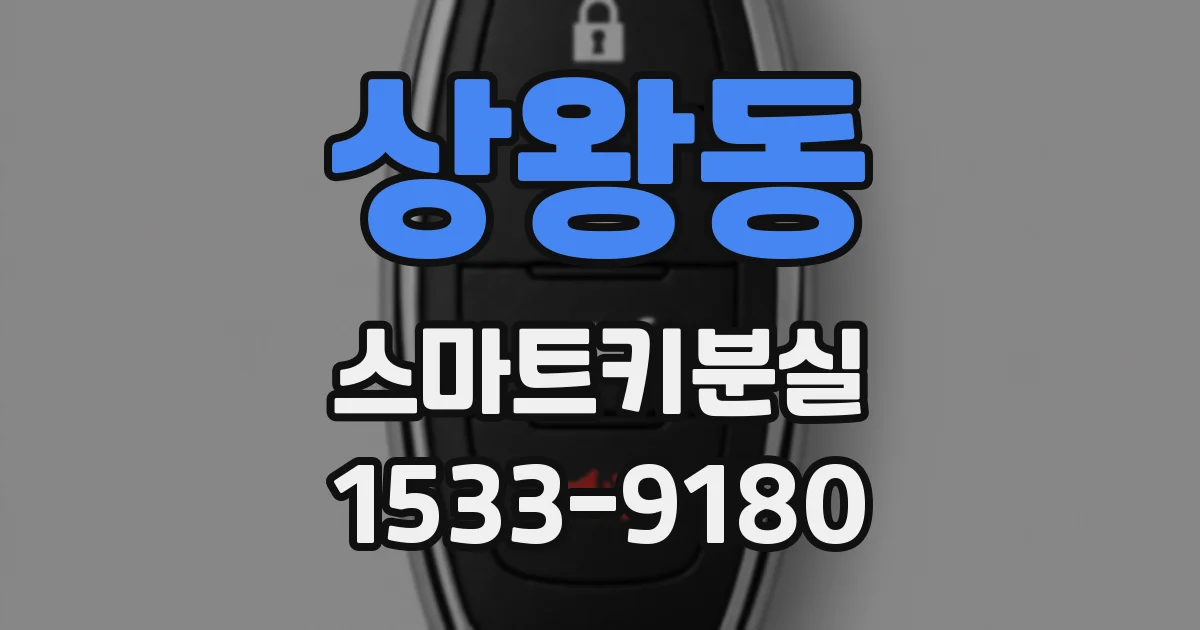상왕동 스마트키분실