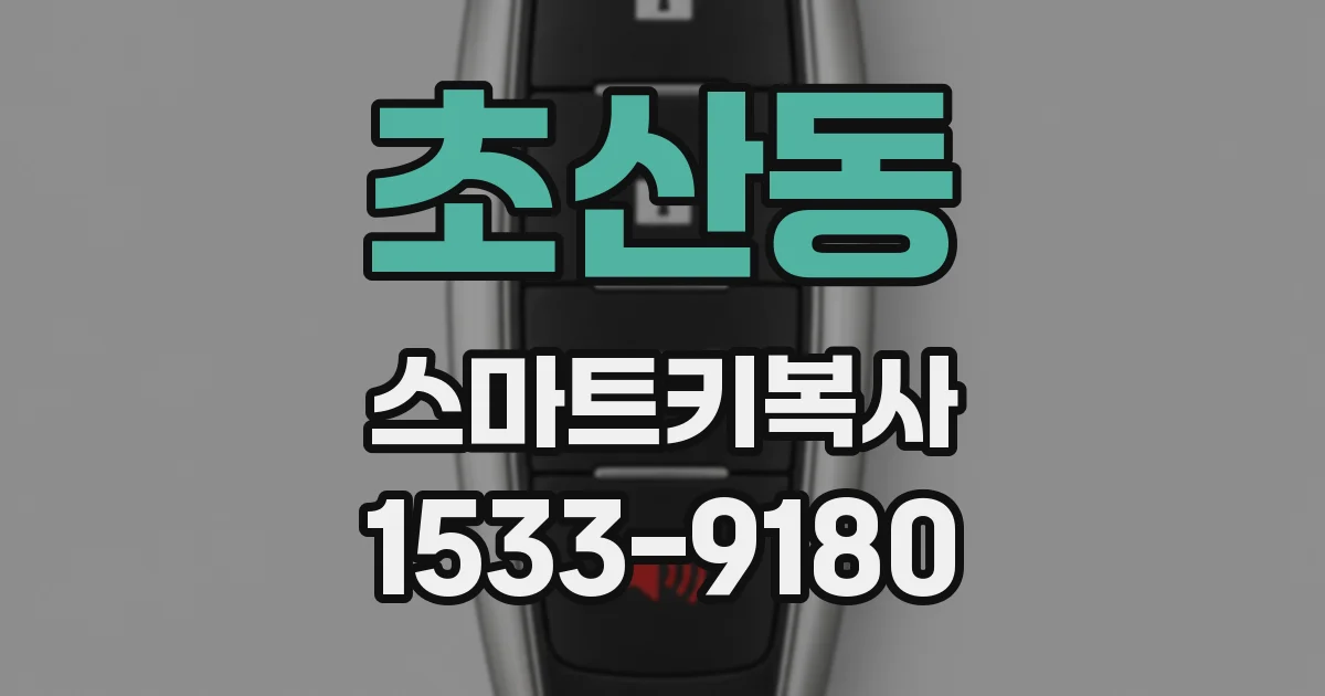 초산동 스마트키복사