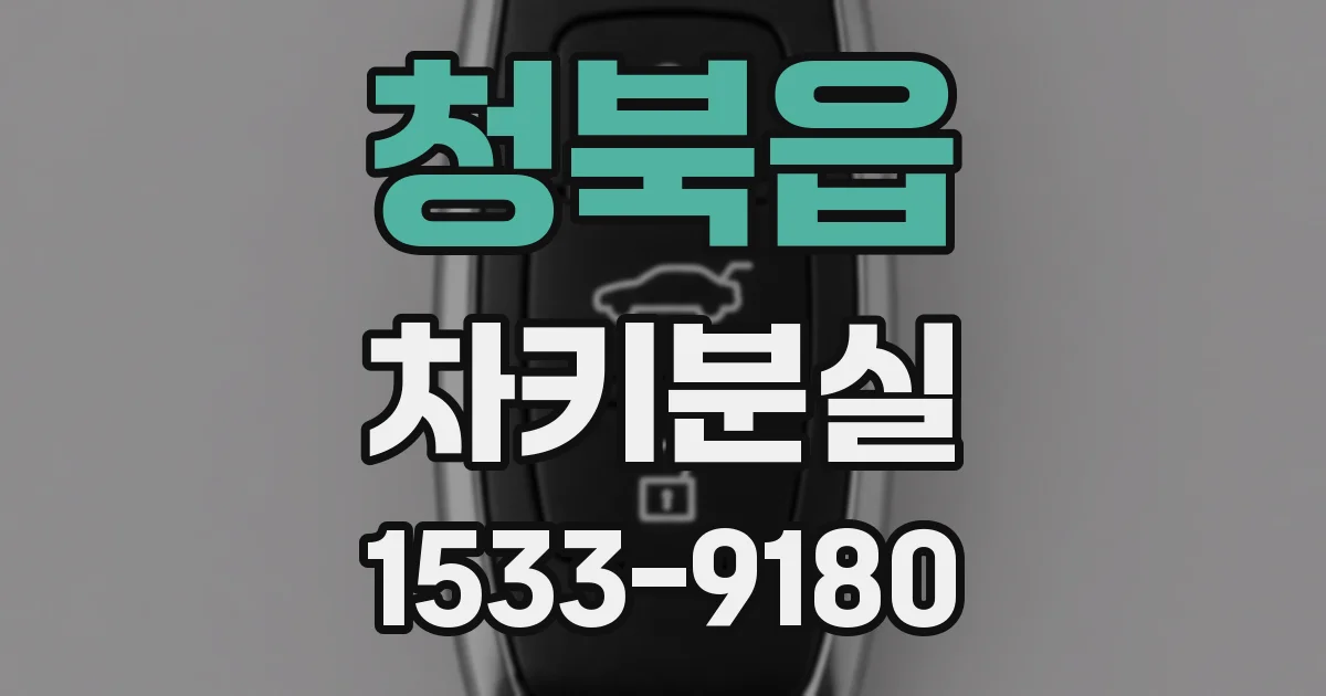 청북읍 차키분실