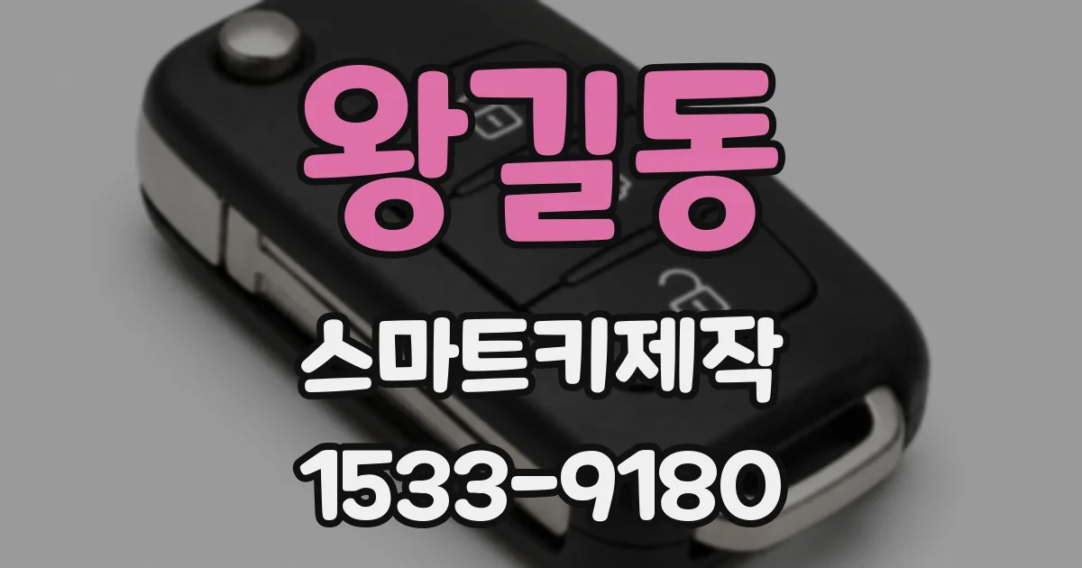 왕길동 스마트키제작