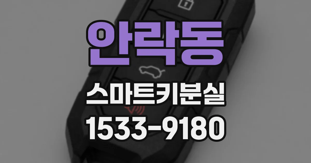 안락동 스마트키분실