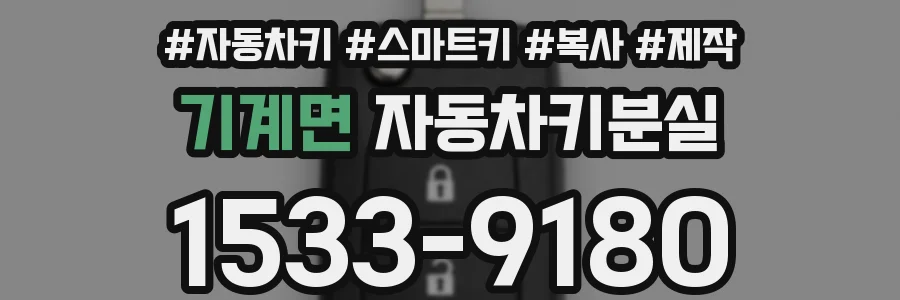 기계면 자동차키분실