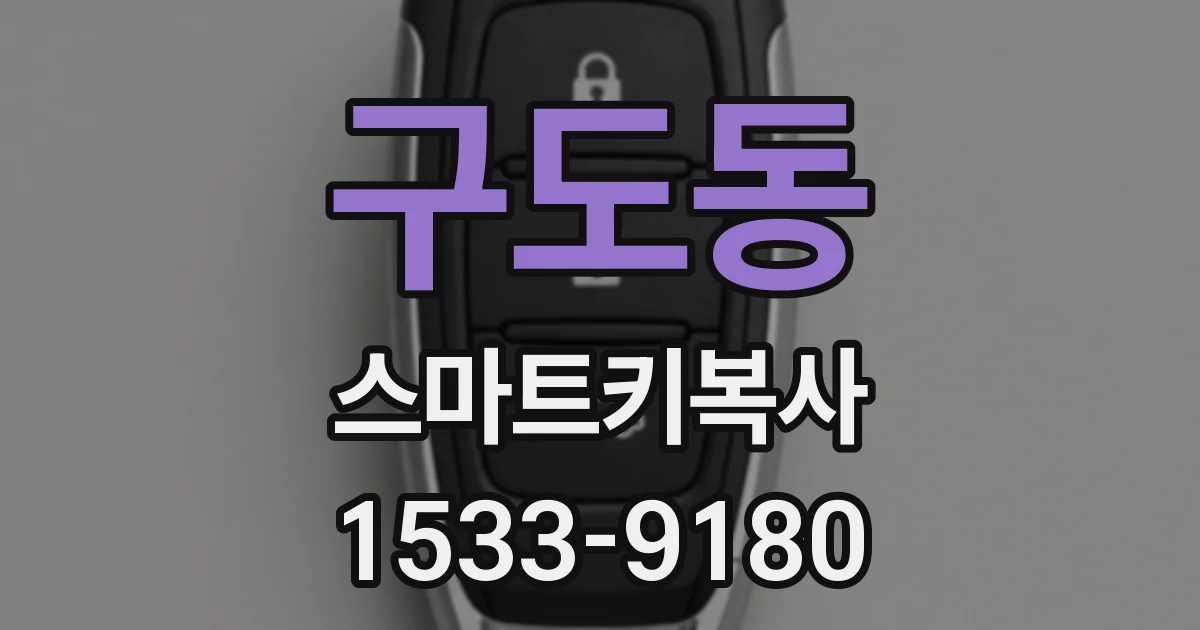 구도동 스마트키복사