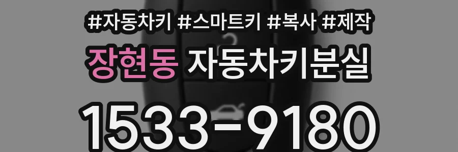 장현동 자동차키분실