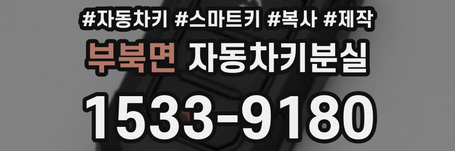 부북면 자동차키분실
