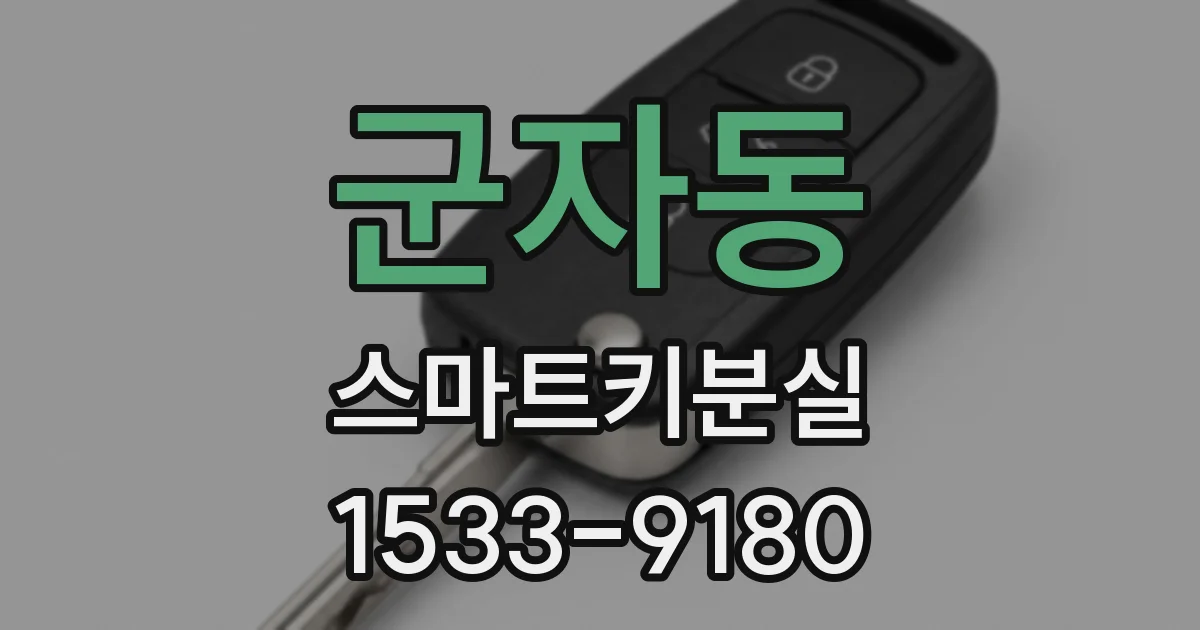 군자동 스마트키분실