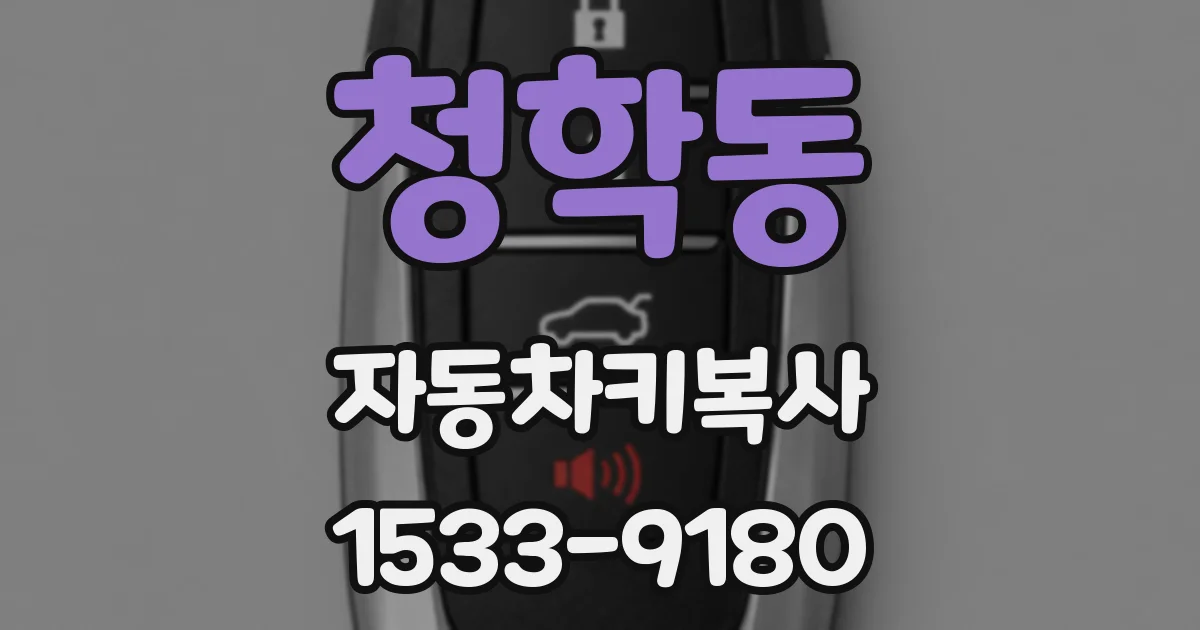 청학동 자동차키복사