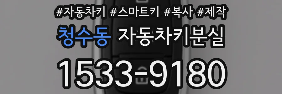 청수동 자동차키분실