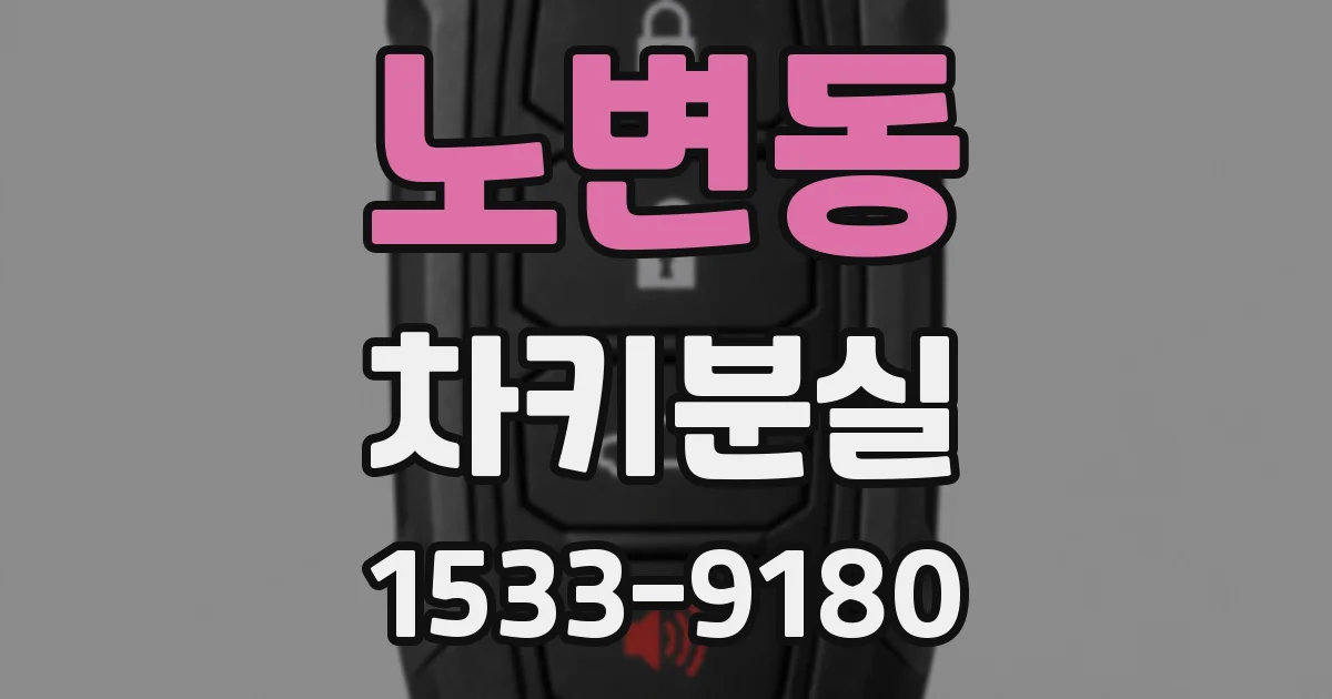 노변동 차키분실