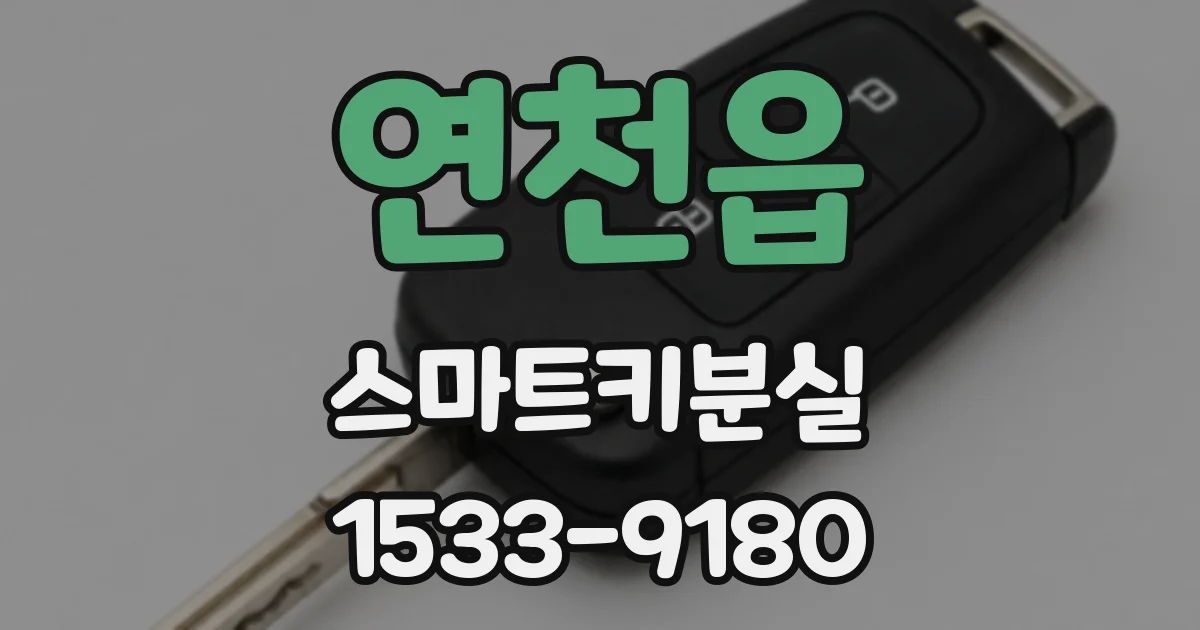 연천읍 스마트키분실