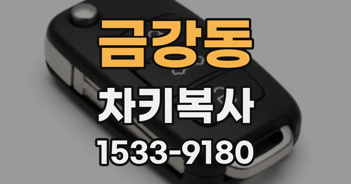 금강동 차키복사