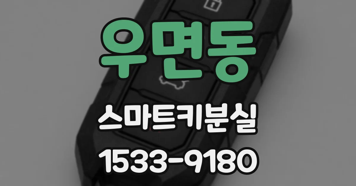 우면동 스마트키분실