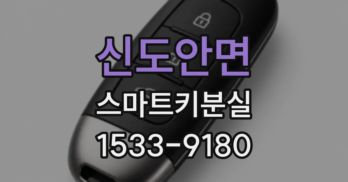 신도안면 스마트키분실