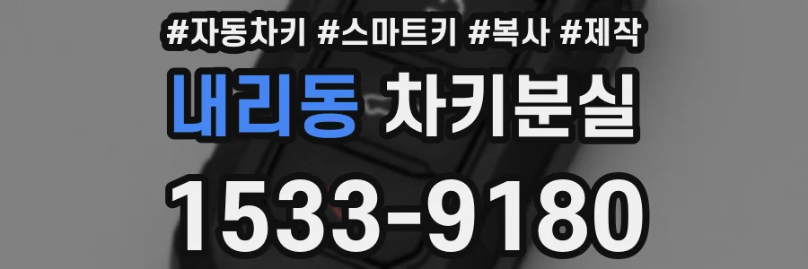 내리동 차키분실