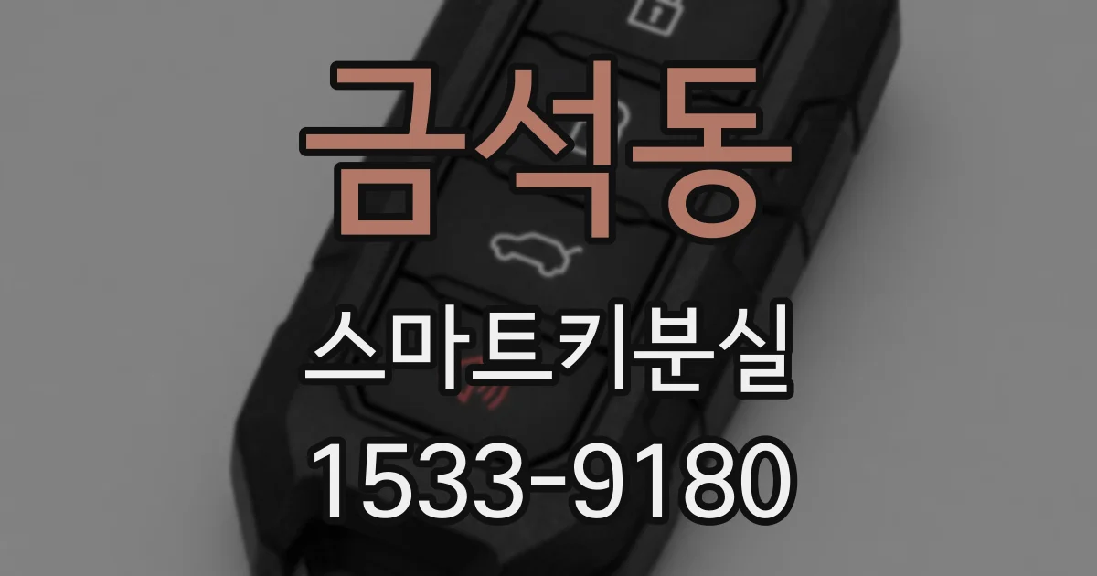 금석동 스마트키분실