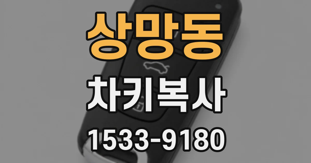 상망동 차키복사
