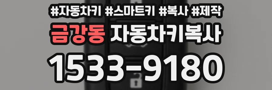 금강동 자동차키복사