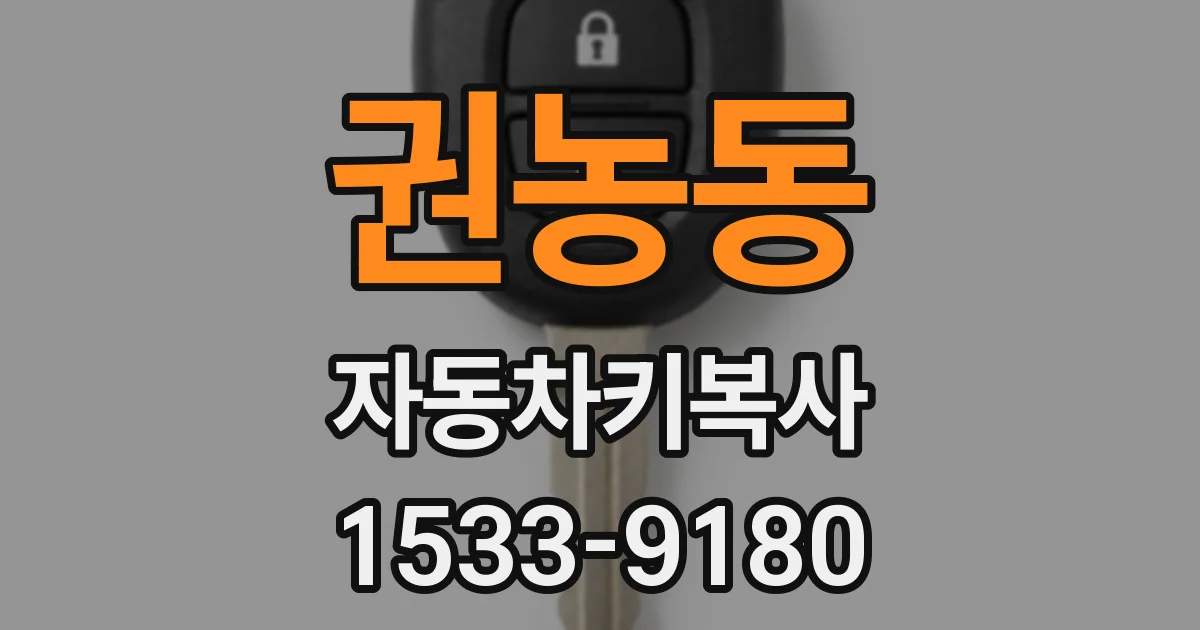권농동 자동차키복사
